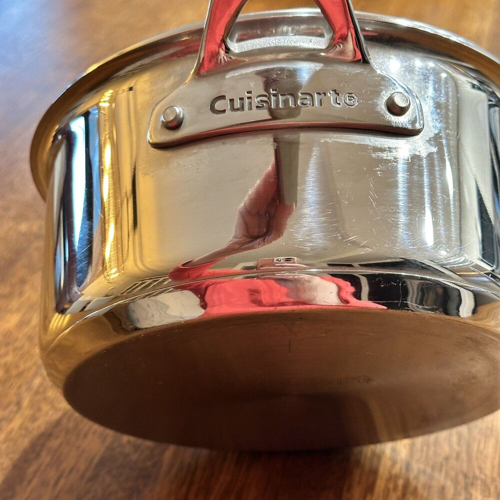 Cuisinart 3 QT Saute Pan Stainless Steel #7719-18PP Induction Ready With Lid - Picture 7 of 8